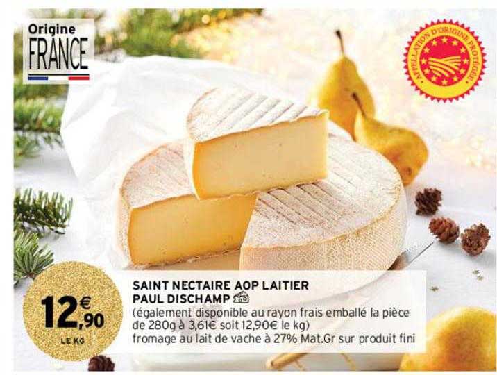 saint nectaire aop laitier paul dischamp