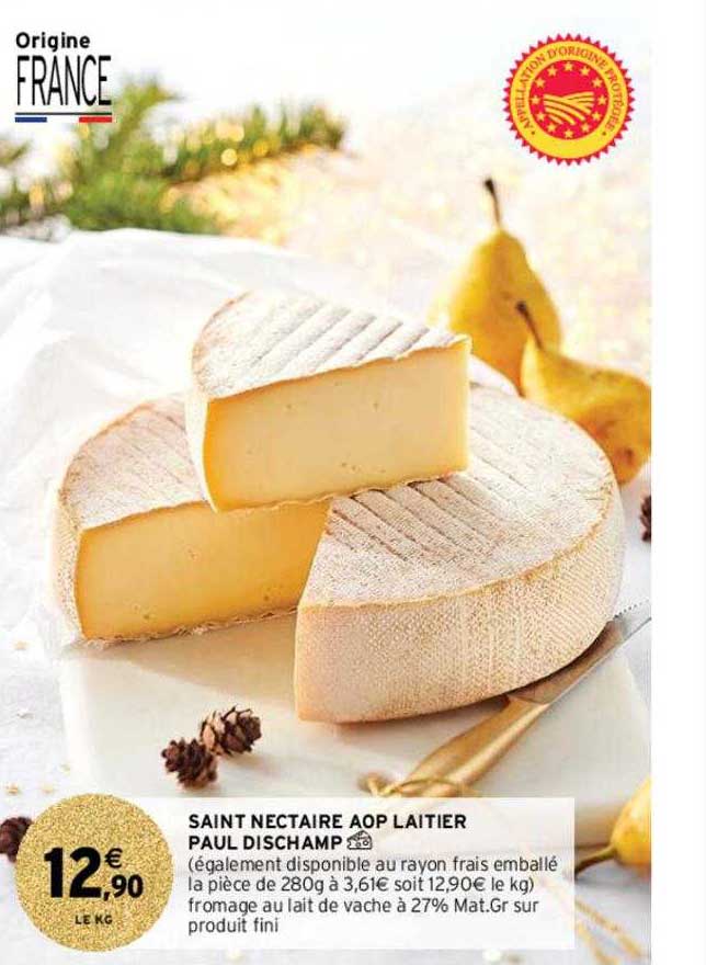 saint nectaire aop laitier paul dischamp