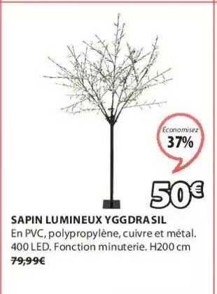 sapin lumineux yggdra sil