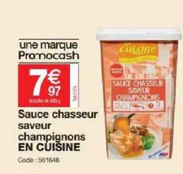 Sauce Chasseur Saveur Champignons En Cuisine