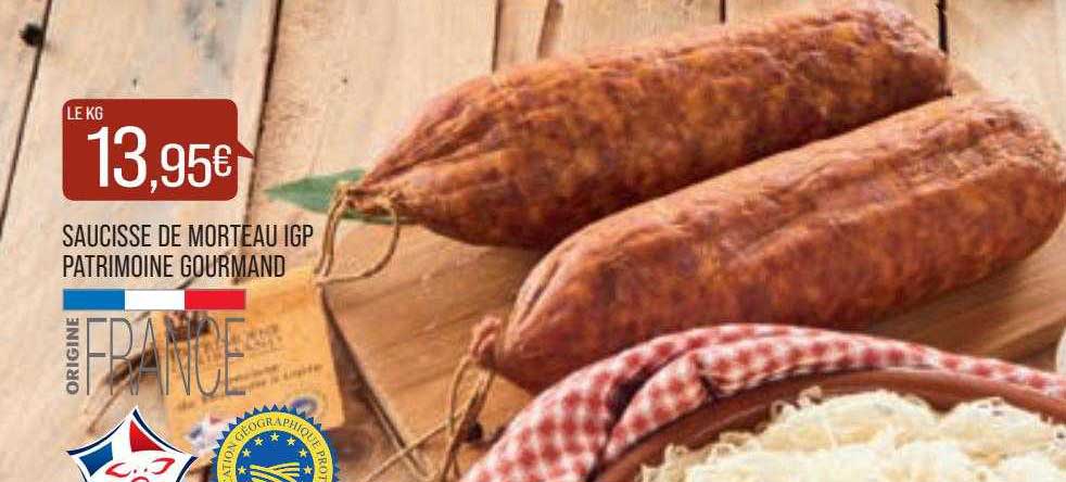 Saucisse De Morteau Igp Patrimoine Gourmand
