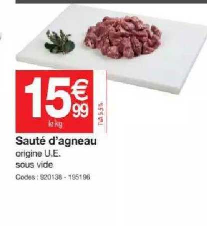 sauté d'agneau