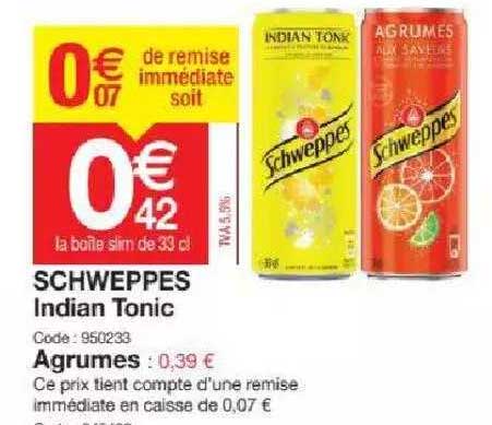 schweppes indian tonic