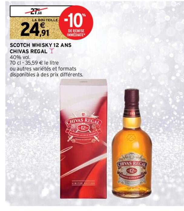 scotch whisky 12 ans chivas regal