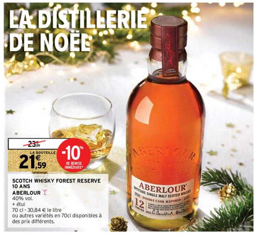 scotch whisky forest reserve 10 ans aberlour