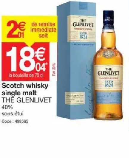 scotch whisky single malt the glenlivet