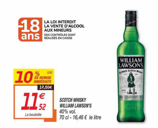 scotch whisky william lawson's