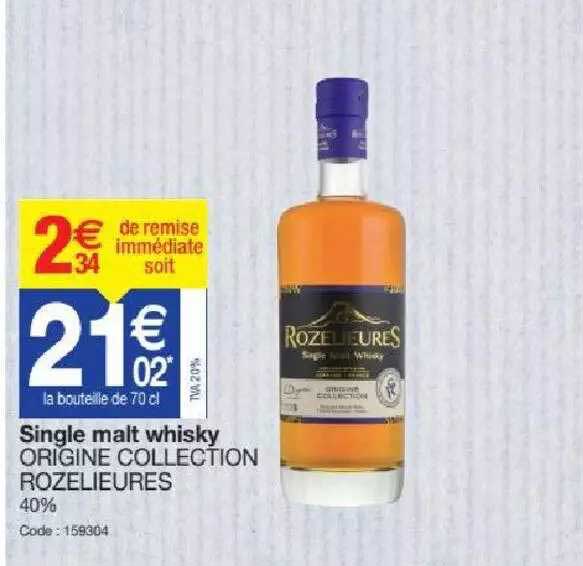 single malt whisky origine collection rozelieures