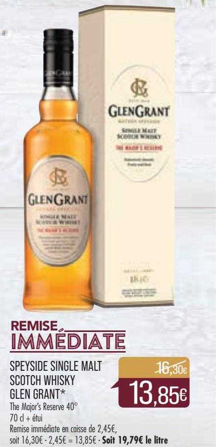 speyside single malt scotch whisky glen grant