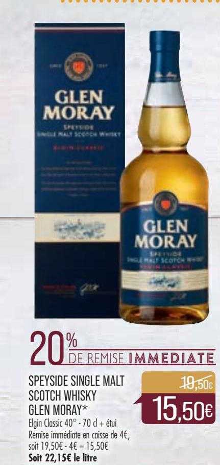 speyside single malt scotch whisky glen moray