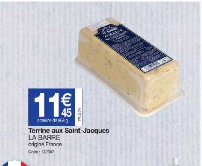 terrine aux saint-jacques la barre