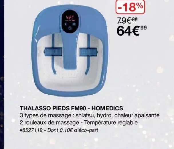 thalasso pieds fm90 - homedics