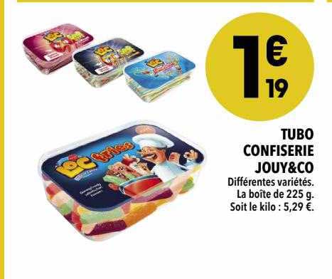 tubo confiserie jouy & co