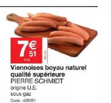 viennoises boyau naturel qualité supérieur pierre schmidt