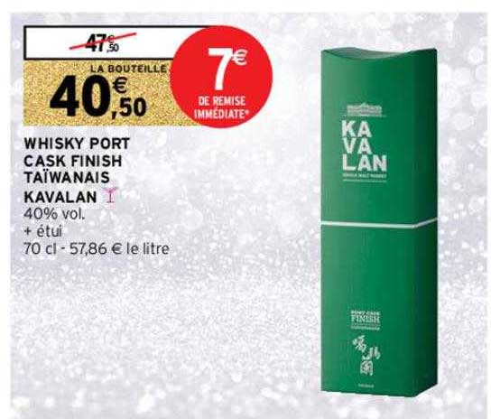 whisky port cask finish taïwanais kavalan