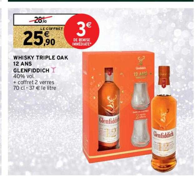 Whisky Triple Oak 10 Ans Glenfiddich