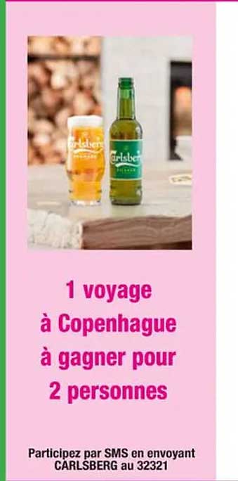 1 voyage à Copenhague à gagner pour 2 personnes