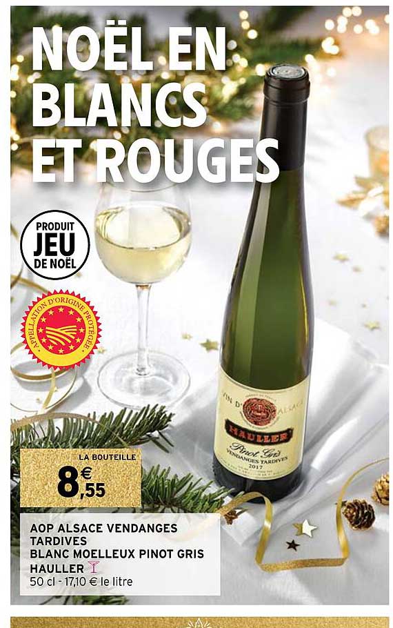 aop alsace vendanges tardives blanc moelleux pinot gris hauller