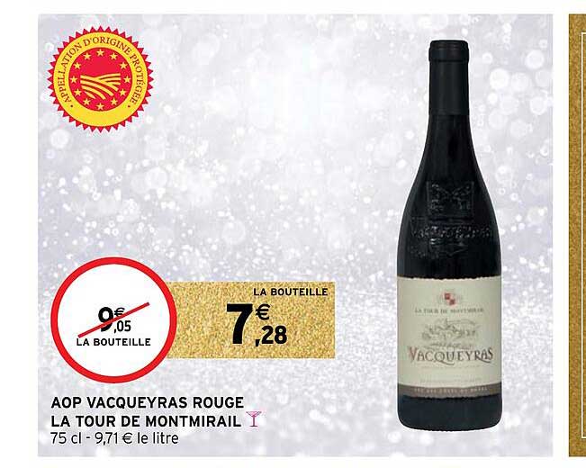 aop vacqueyras rouge la tour de montmirail