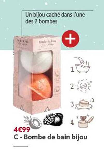 bombe de bain bijou