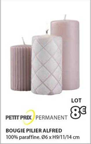 bougie pilier alfred