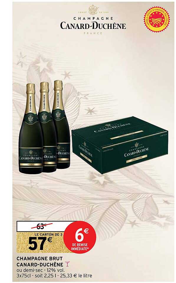 champagne brut canard-duchêne