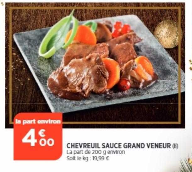chevreuil sauce grand veneur