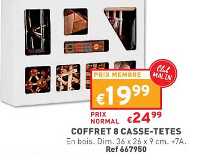 Coffret 8 Casse-têtes
