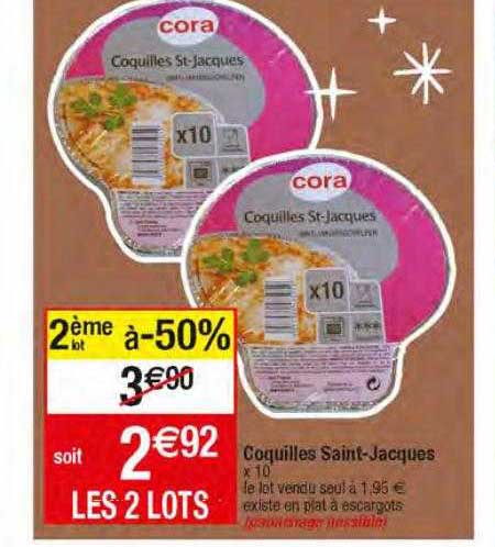 Coquilles Saint-jacques Cora