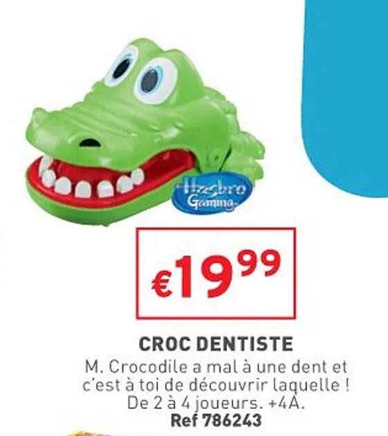 croc dentiste hasbro gaming