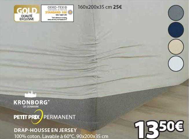 drap-housse en jersey