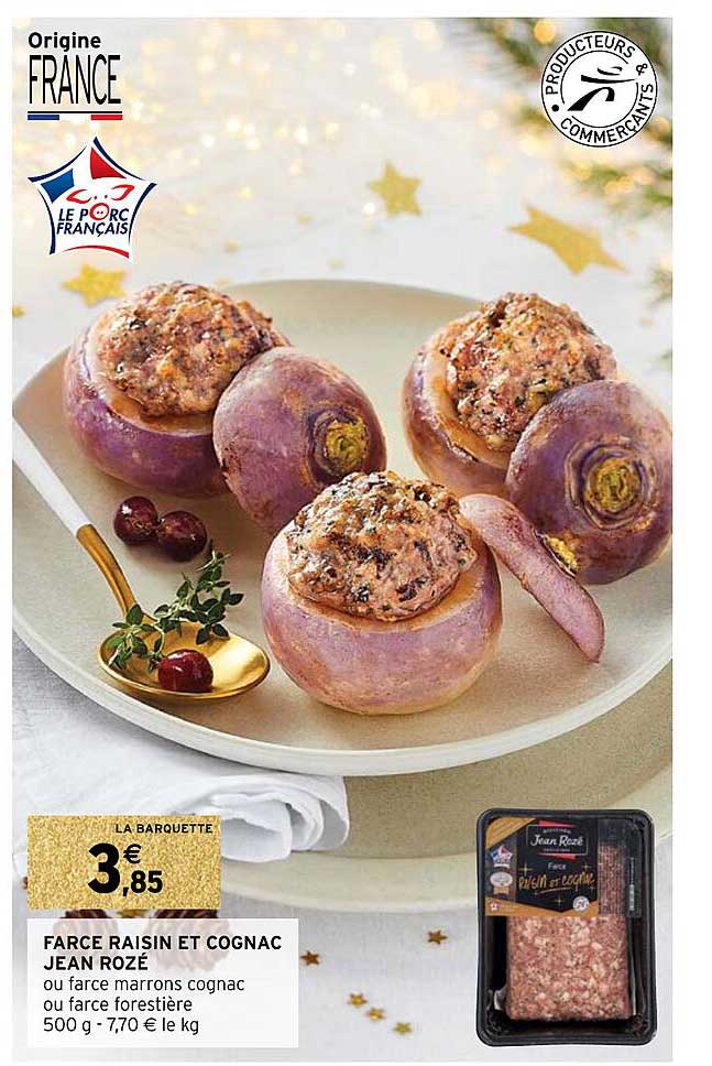 Farce Raisin Et Cognac Jean Rozé