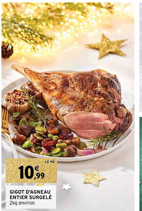 gigot d'agneau entier surgelé