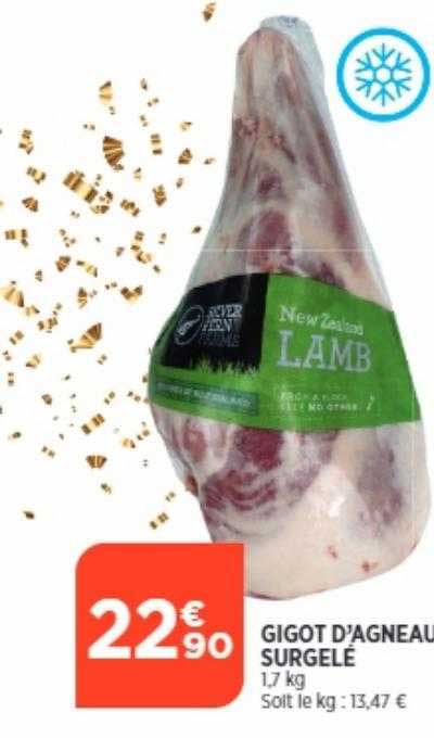 gigot d'agneau surgelé