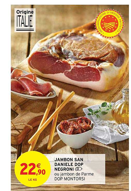 jambon san danielle dop negroni