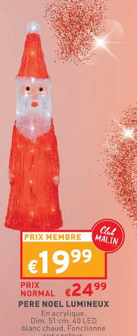 père noël lumineux