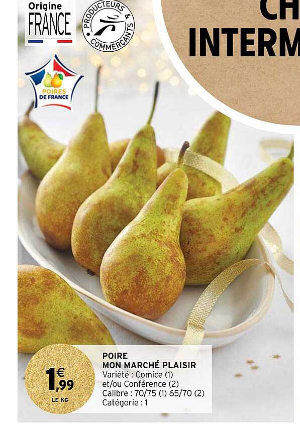 poire mon marché plaisir