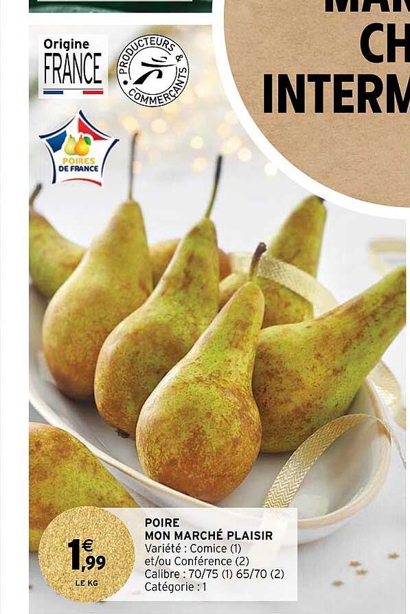 poire mon marché plaisir