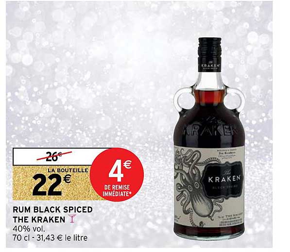 rum black spiced the kraken