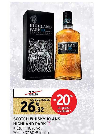 scotch whisky 10 ans highland park