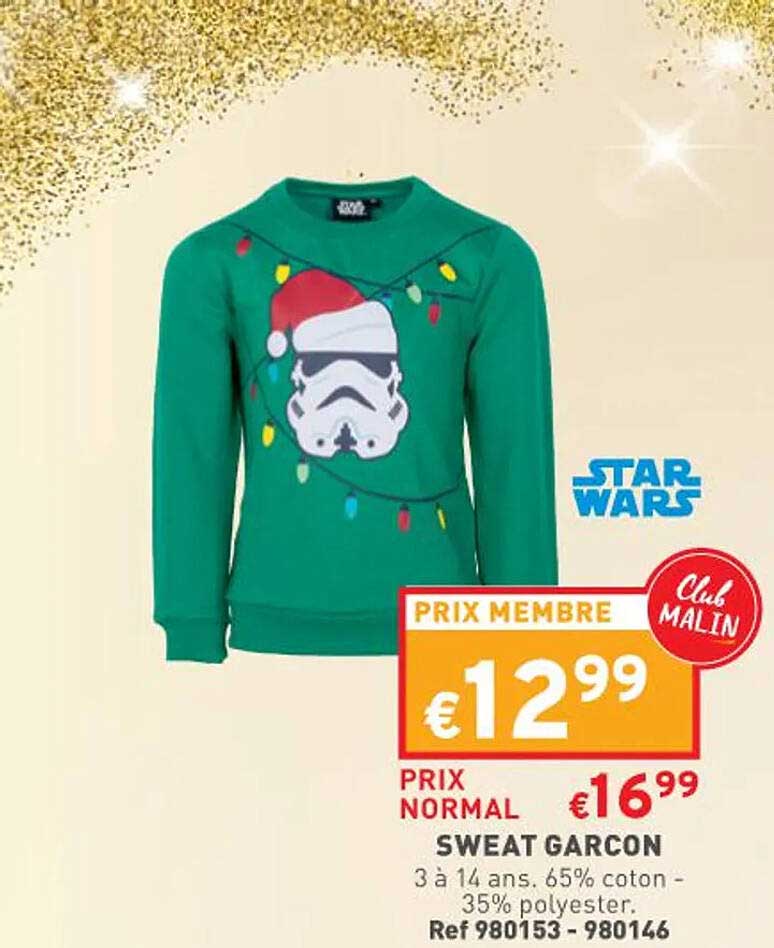 sweat garçon star wars