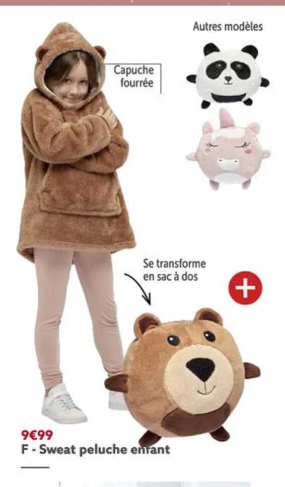 Sweat Peluche Enfant