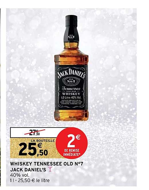 Whiskey Tennessee Old N°7 Jack Daniel's