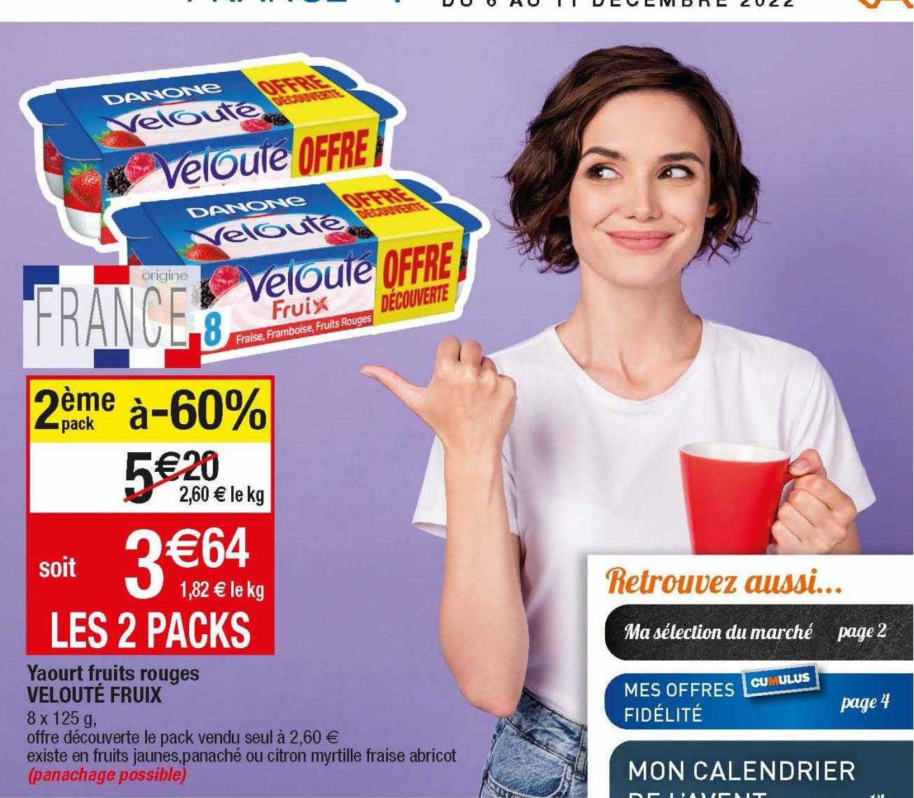 Yaourt Fruits Rouges Velouté Fruix