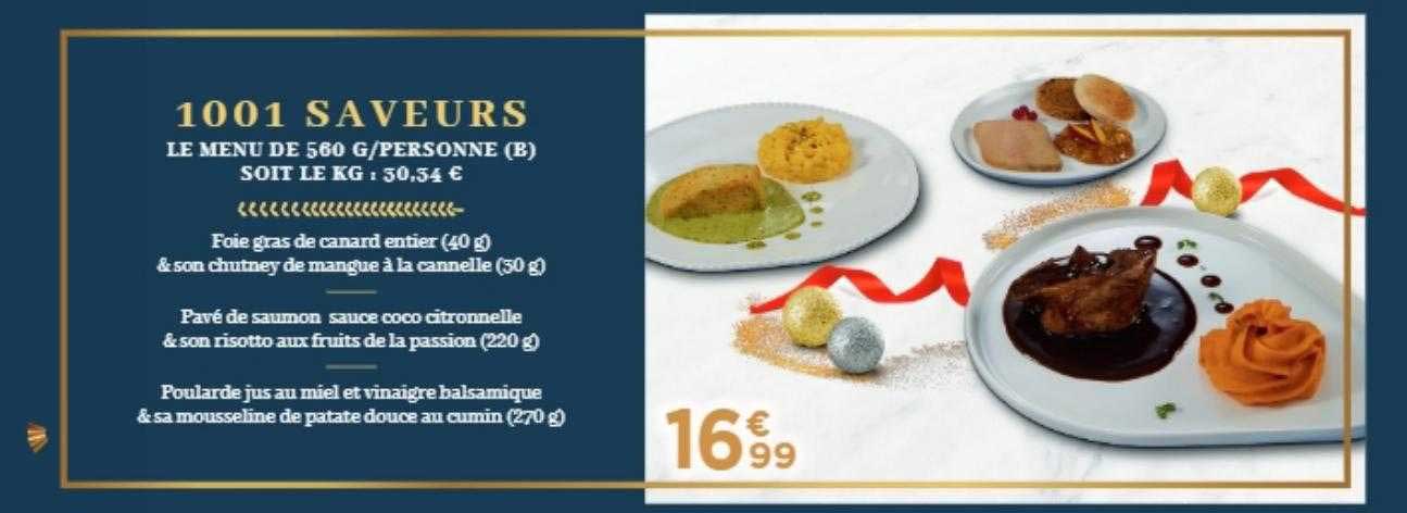 1001 Saveurs Le Menu De 560 G-personne