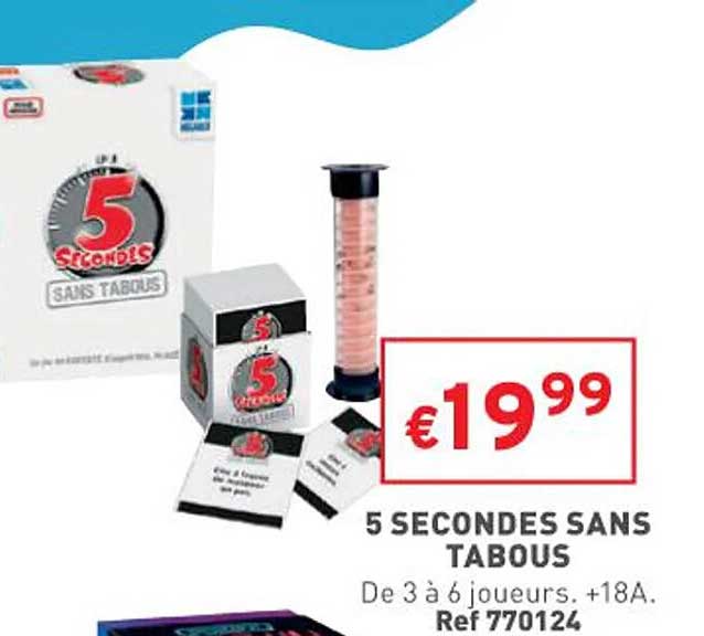 5 secondes sans tabous