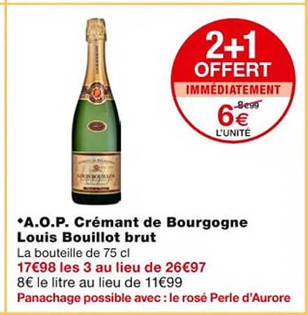 a.o.p. crémant de bourgogne louis bouillot brut