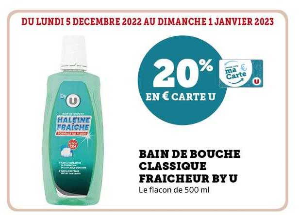 Bain De Bouche Classique Fraîcheur By U