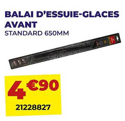 balai d'essuie-glaces avant