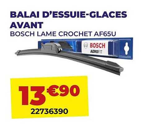 balai d'essuie-glaces avant bosch